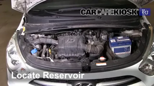 2012 Hyundai i10 Era 1.1L 4 Cyl. Liquide essuie-glace Ajouter du liquide